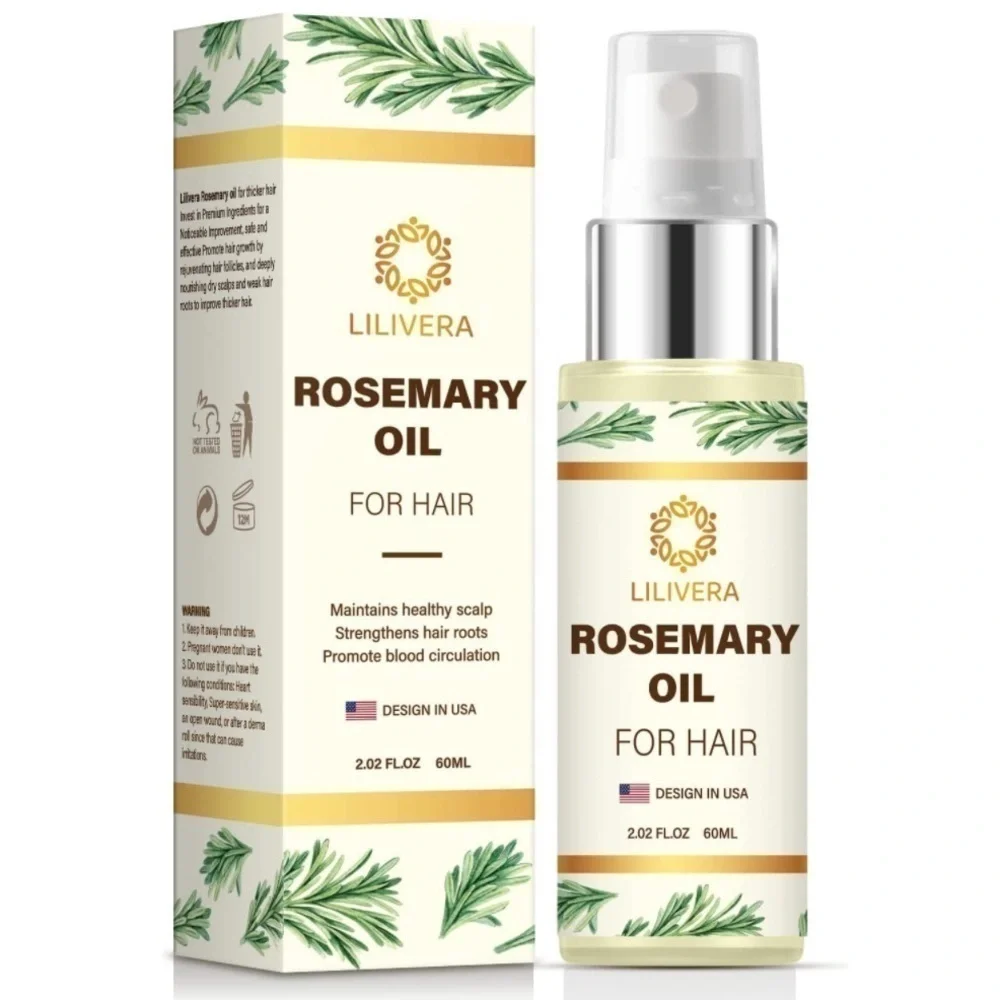 Brand New Rosemary Oil for Hair Growth Nourishes Dry Damaged Hair Treatment